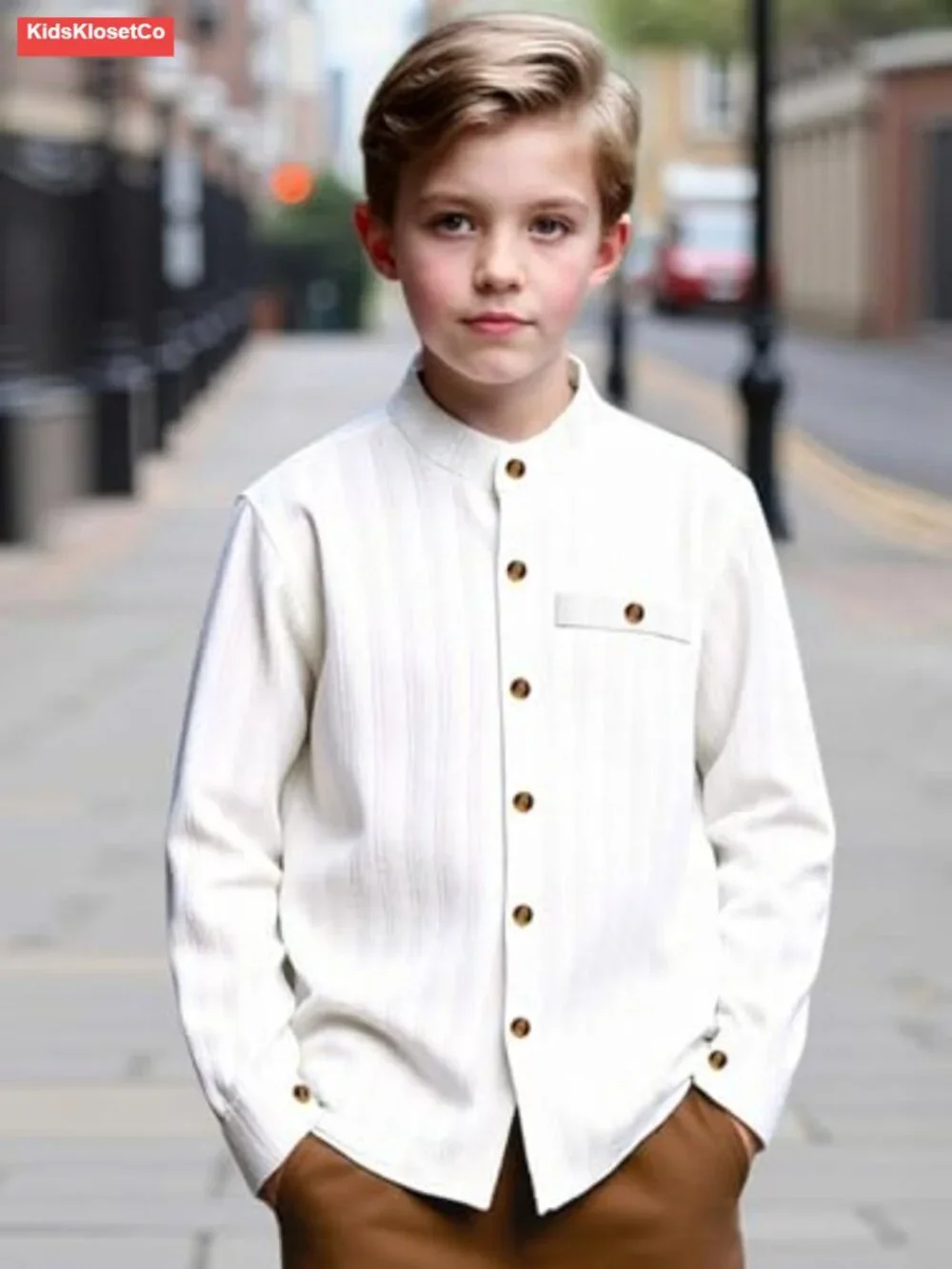 Boys 2-Piece Active Set Sweatshirt & Cargo Joggers Long Sleeve 4-12 Casual